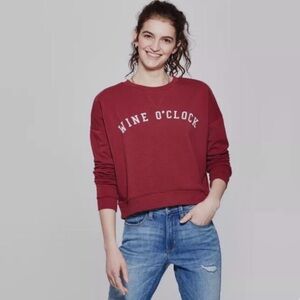 🌟3/$15 Fifth Sun “Wine O’Clock” sweatshirt